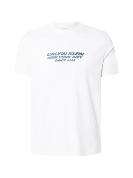 Calvin Klein Póló benzin / piros fehér