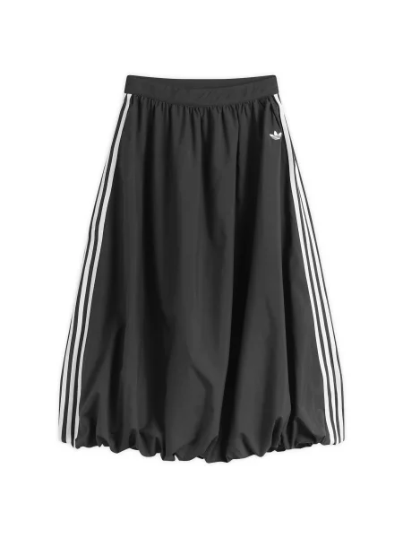 Spódnica midi Adidas czarna