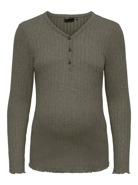 Only Maternity Tricou OLMLOLA închis verde