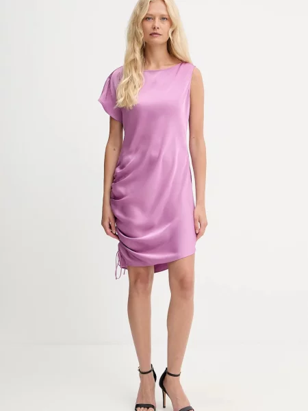 Платье мини Max&co фиолетовое