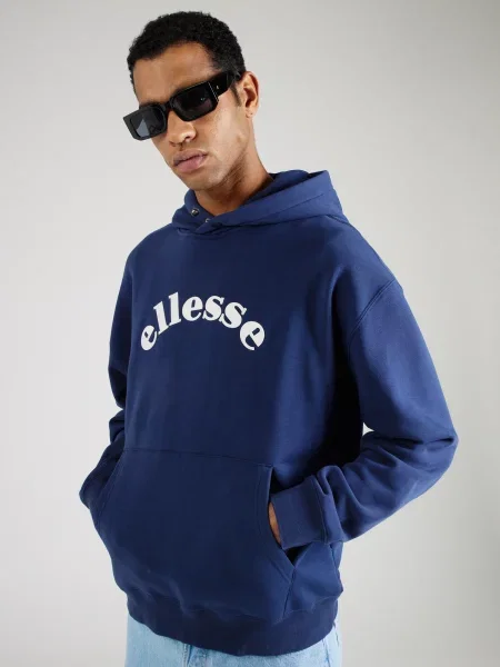 Megztinis Ellesse su gobtuvu tamsiai mėlyna