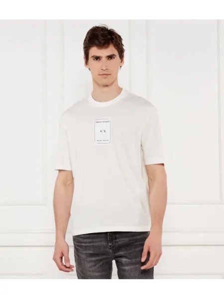 Armani Exchange Tricou alb
