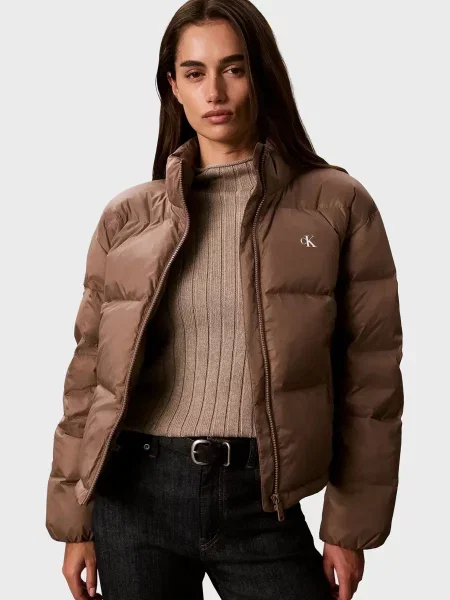 Пуховик Calvin Klein коричневий