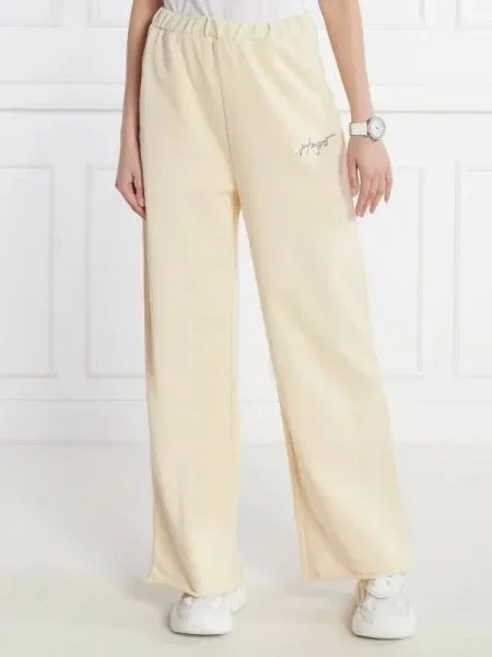 HUGO Pantaloni de trening | Oversize fit bej