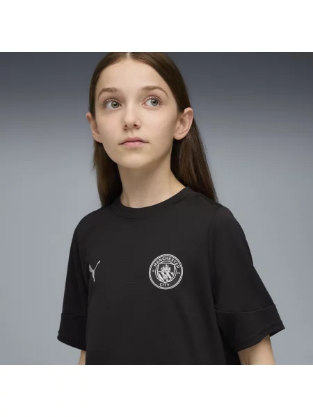 PUMA Młodzieżowa koszulka treningowa Manchester City Odzież czarny
