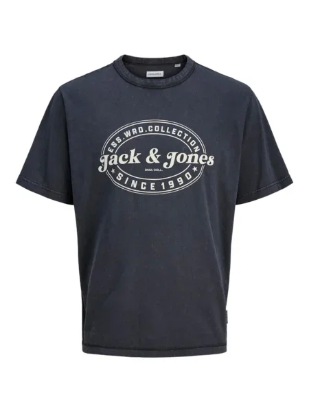 JACK & JONES Tricou JJEDover negru alb
