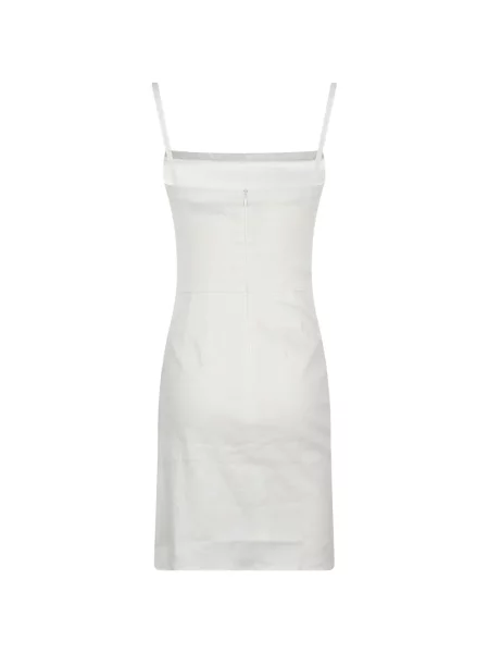 Rochie mini Anemos cu volane alb