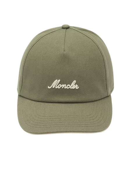 Czapka z daszkiem Moncler zielona