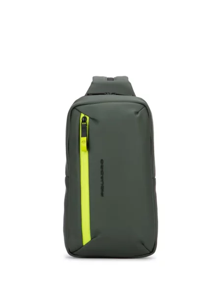 Rucsac Piquadro cu autograf verde
