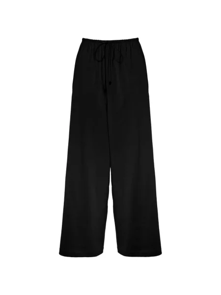 Pantaloni palazzo Wolford cu cordon negru