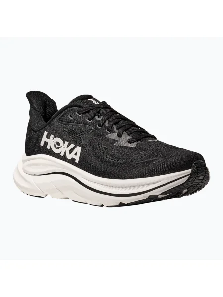 Дамски обувки за бягане HOKA Clifton 10 black/white бяло
