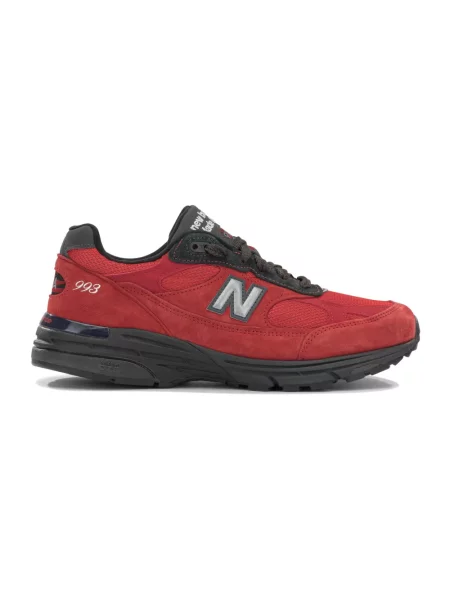 Sneakersy New Balance 992 skórzane czerwone