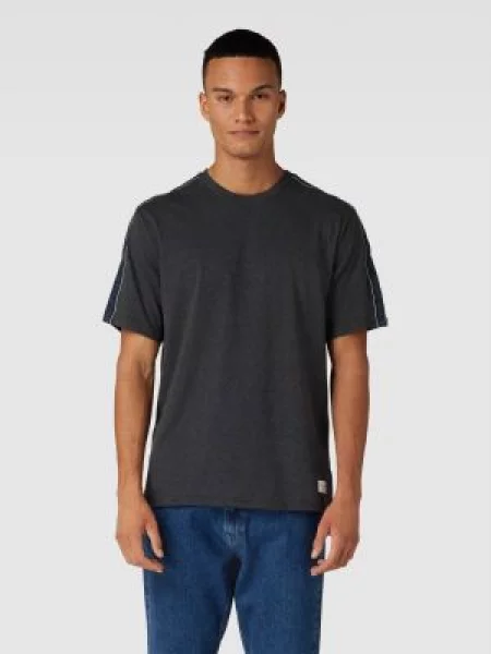 T-shirt z okrągłym dekoltem Tommy Hilfiger szara