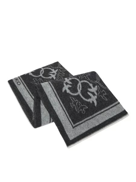 Poncho Pinko de lână negru