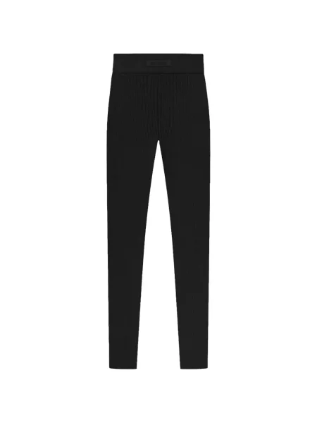 Πλευρωτός παντελόνι Fear Of God Essentials μαύρο