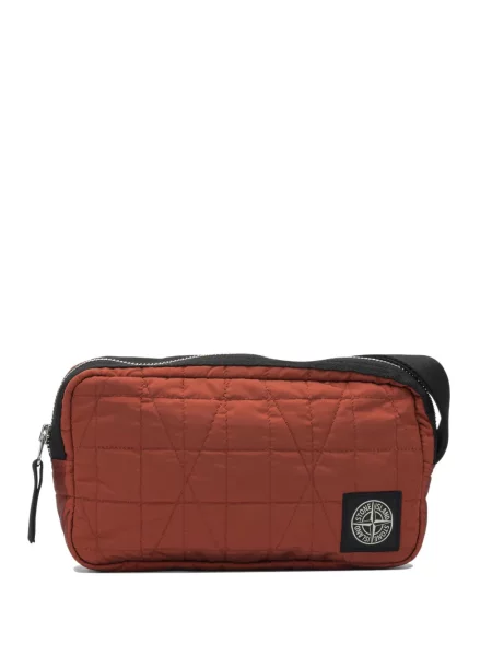 Geantă Stone Island cu strasuri roșu