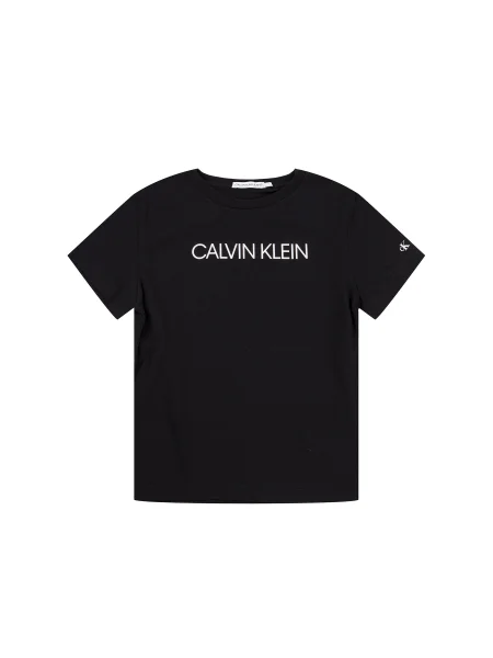Calvin Klein Jeans Póló Institutional SS Fehér Regular Fit fekete