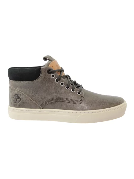 Botki Timberland sznurowane koronkowe szare