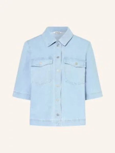 Only Džínová Košile S Rukávy tmavě modrá