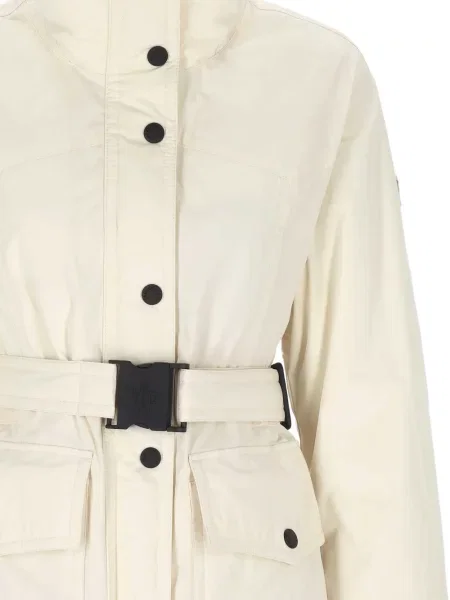 Cu centură geacă Moncler Grenoble cu glugă
