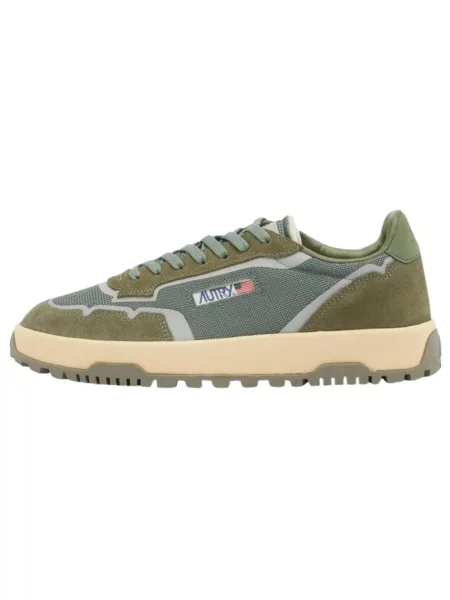 Sneakersy Autry zamszowe zielone