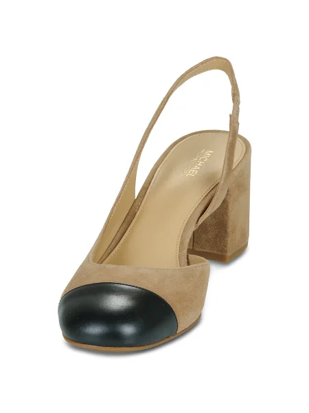 Pantofi Michael Michael Kors cu perle bej