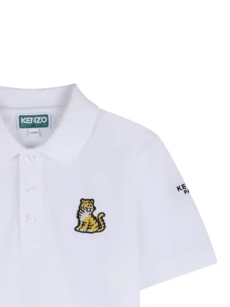 Koszulka polo dziecięca Kenzo biała