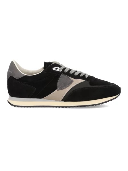 Buty do biegania Philippe Model skórzane do biegania czarne