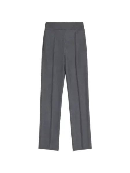Pantaloni Valentino Garavani de lână gri