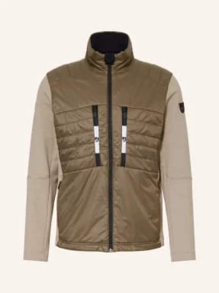 Toni Sailer Bunda Midlayer – Bunda Mario Wool béžová / šedá černá