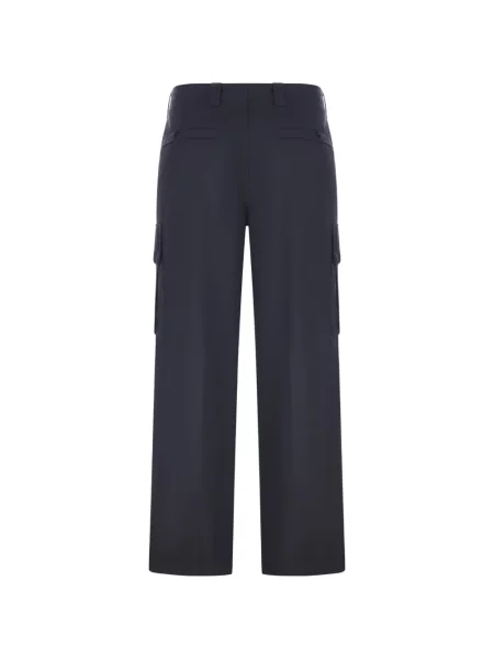 Pantaloni cargo Stone Island cu strasuri negru