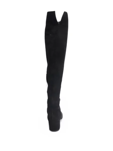 Cizme Gianvito Rossi din piele de căprioară negru