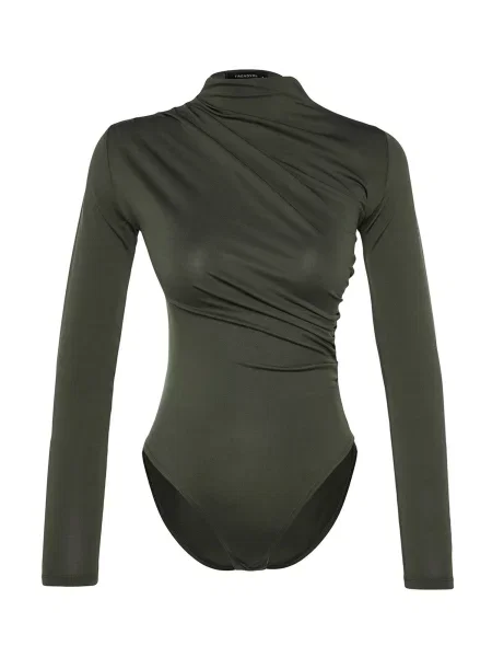 Trendyol Tričkové body olivová