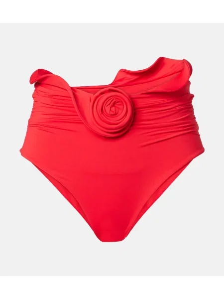 Bikini Magda Butrym cu model floral roșu