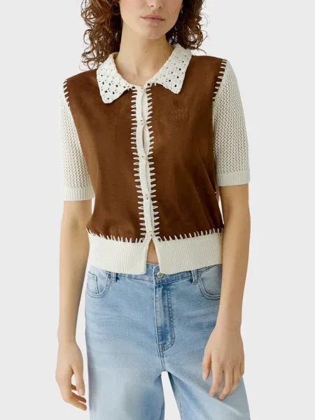 Светр Oui коричневий