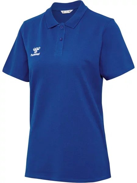 Koszulka polo Hummel Go niebieska