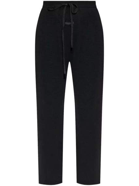 Pantaloni Fear Of God Essentials tricotate negru