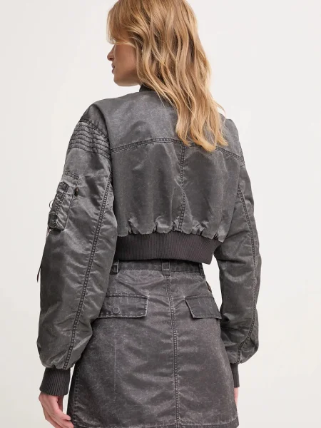 Alpha Industries Bomber dzseki Vintage szürke