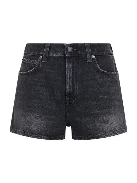 Szorty jeansowe Haikure czarne
