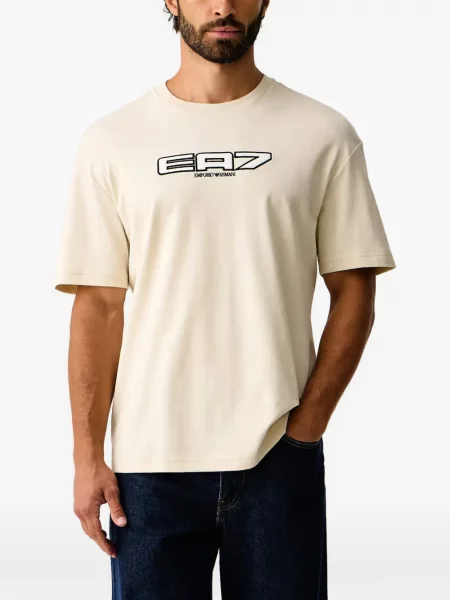 Tricou Ea7 Emporio Armani cu imagine cu decolteu rotund