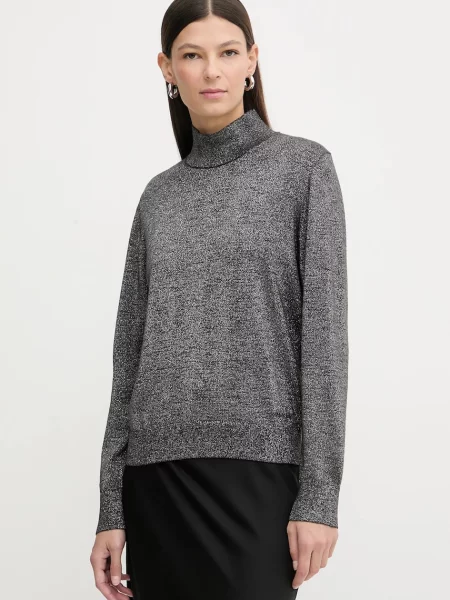 Calvin Klein pulover din amestec de lână gri