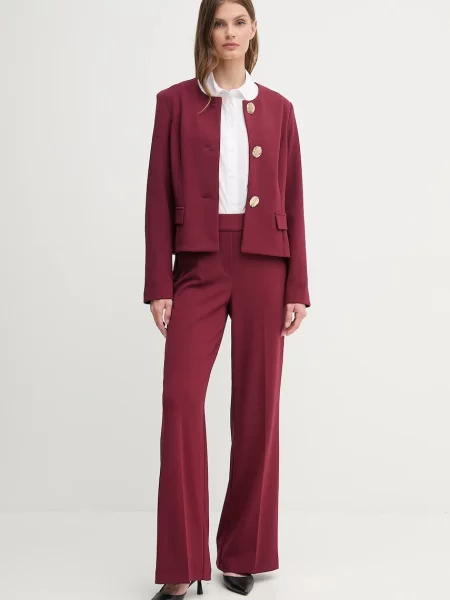 Піджак Joseph Ribkoff однобортний однотонний бордовий