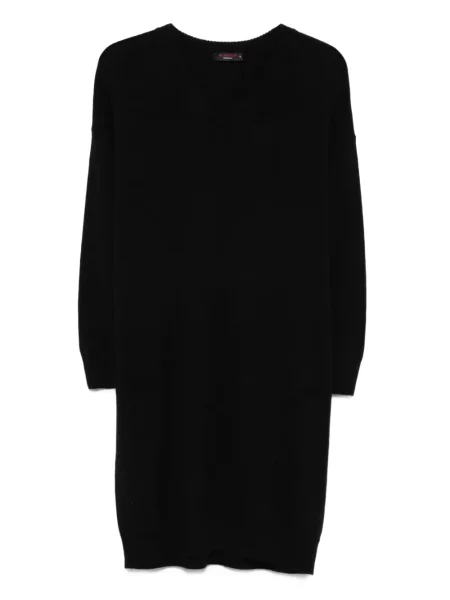 Kašmírový svetr Incentive! Cashmere s výstřihem do v černý