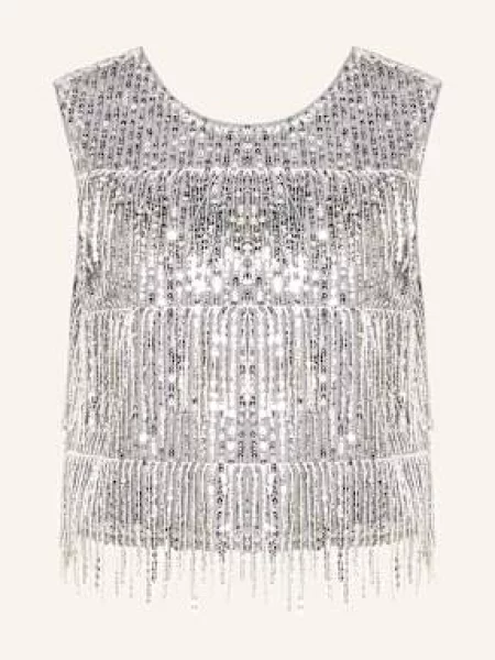 Top Copenhagen Muse z cekinami srebrny