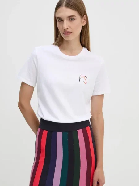 PS Paul Smith tricou femei alb