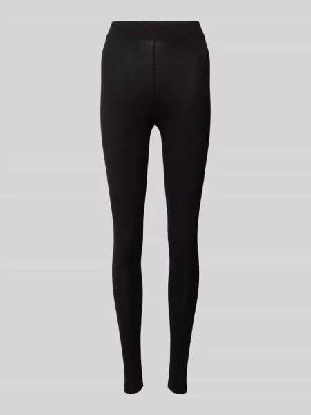 Skinny legginsy Only w jednolitym kolorze czarne