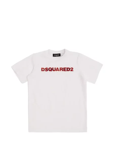 Koszulka dziecięca Dsquared2 biała