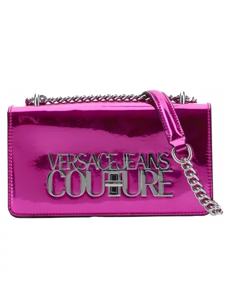 Torebka crossbody Versace Jeans Couture z logo różowa