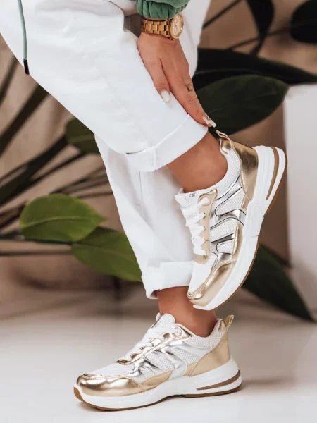 Sneakersy GOLDLINX złote Dstreet
