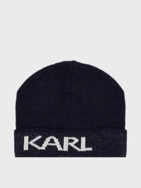 Шапка Karl Lagerfeld синя